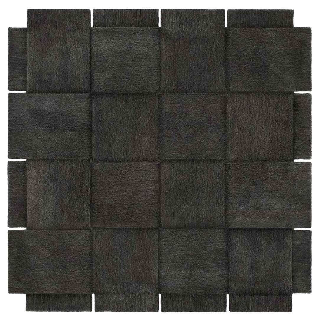 Design House Stockholm Furniture Basket Rug Dunkelgrau, B: 245 cm / L: 245 cm
