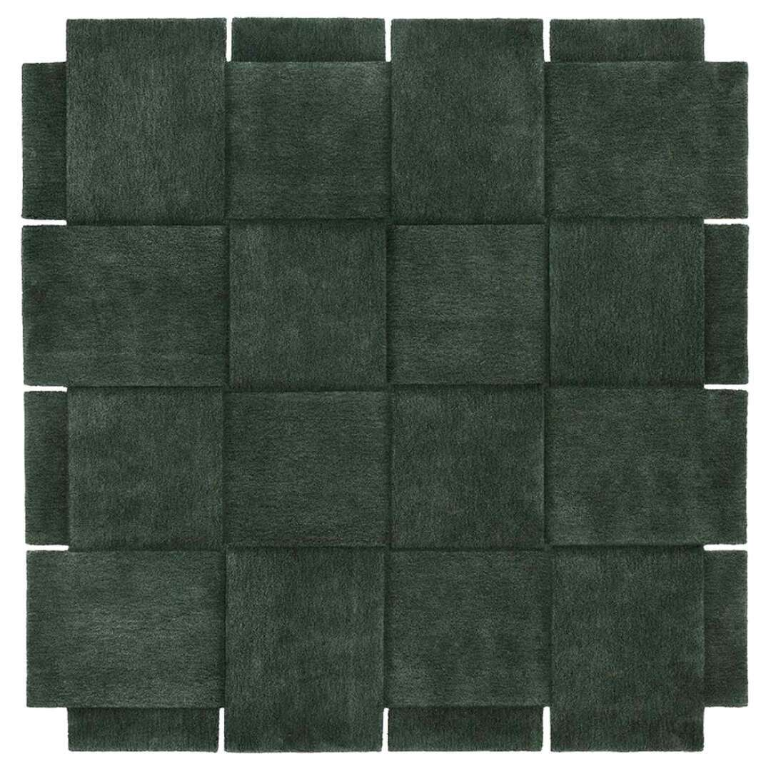 Design House Stockholm Furniture Basket Rug Grün, B: 245 cm / L: 245 cm