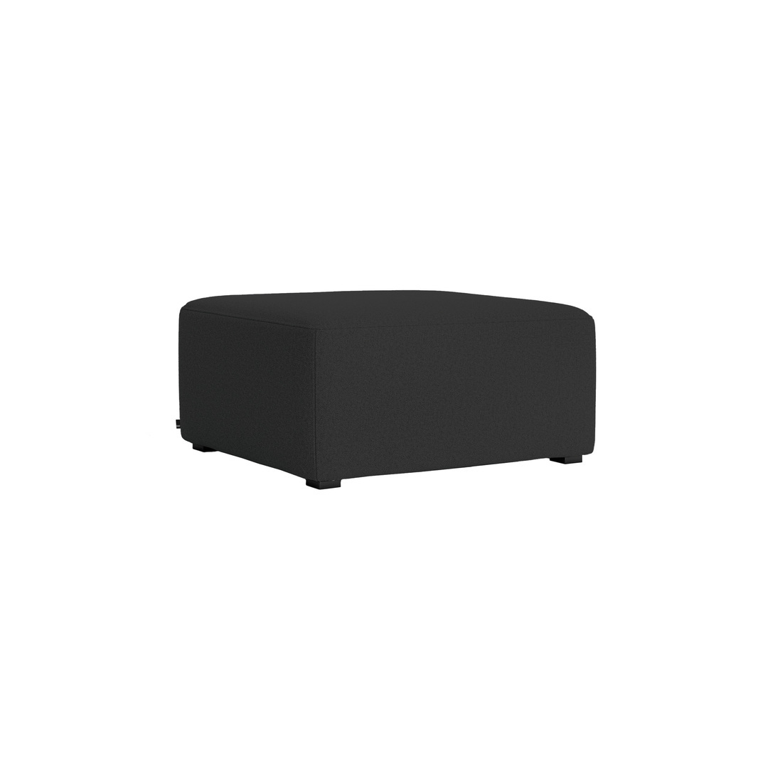 HAY Living Mags Soft Ottoman B: 87 cm / T: 87 cm , Anthrazit 193 - Divina MD
