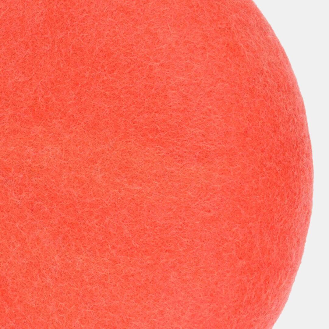 myfelt Filz Colour Pouf S Ø: 38 cm / H: 14 cm , Koralle - Felix