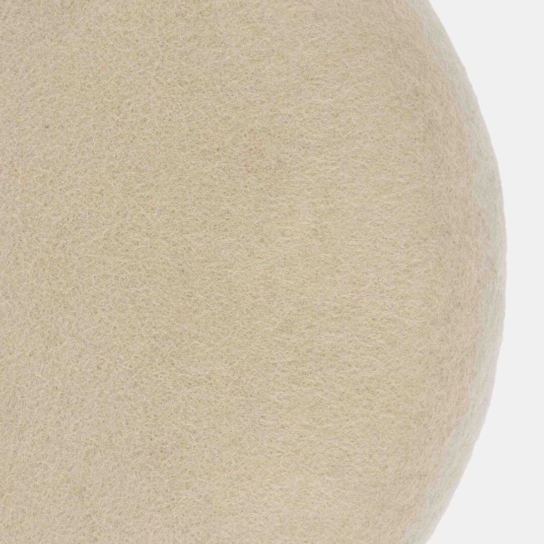 myfelt Filz Colour Pouf S Ø: 38 cm / H: 14 cm , Grünbeige - Lutz