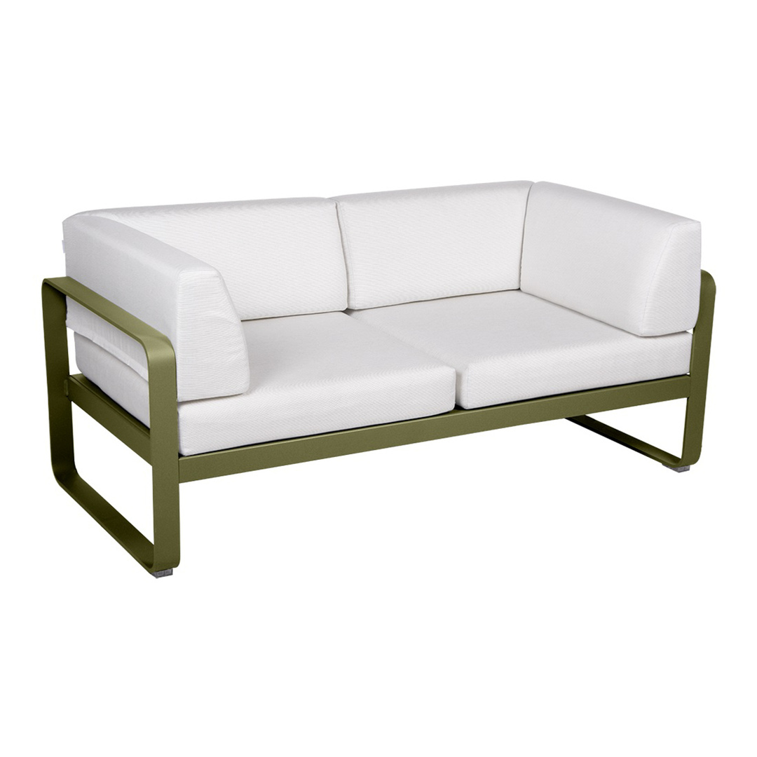 Fermob 2-Sitzer Club-Sofa 'Bellevie' Pesto D3, Grauweiss 81