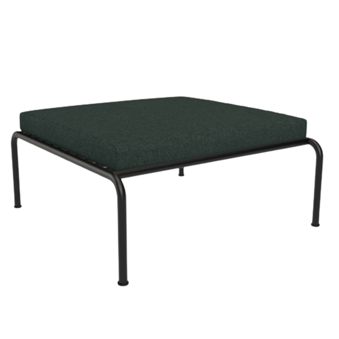 Houe Ottomane 'Avon' Schwarz 12, Alpine 44 - Sunbrella Heritage