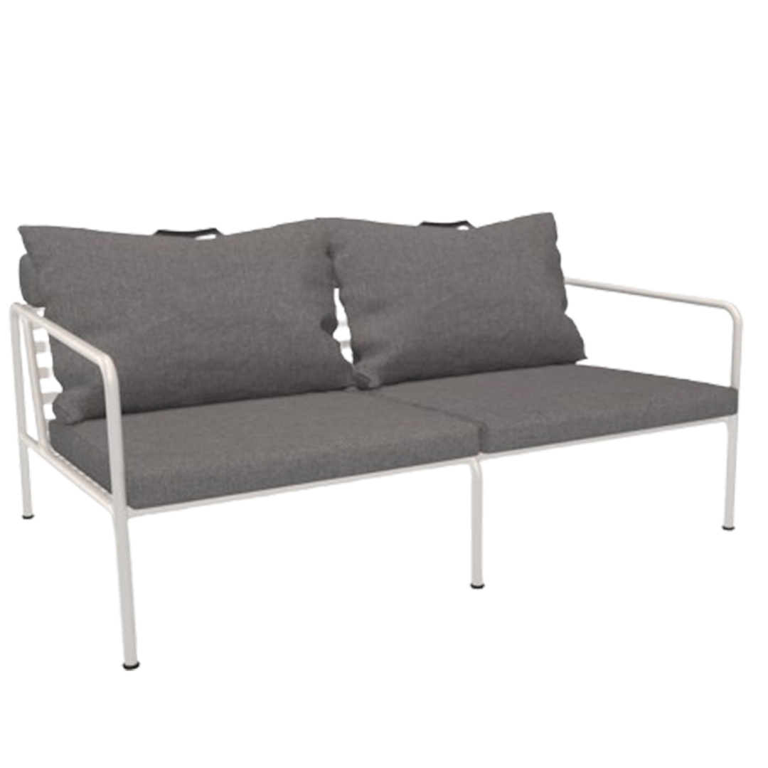 Houe Sofamodul 'Avon' Muted White 08, Slate 64 - Sunbrella Heritage