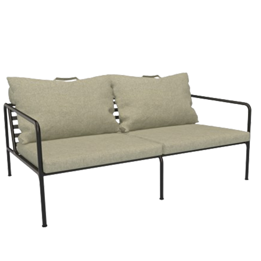 Houe Sofamodul 'Avon' Schwarz 12, Moss 47 - Sunbrella Heritage
