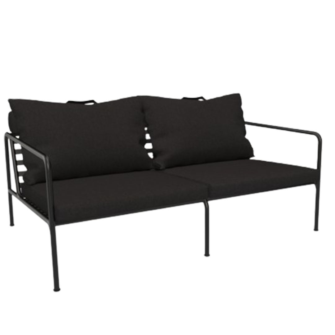 Houe Sofamodul 'Avon' Schwarz 12, Char 68 - Sunbrella Heritage