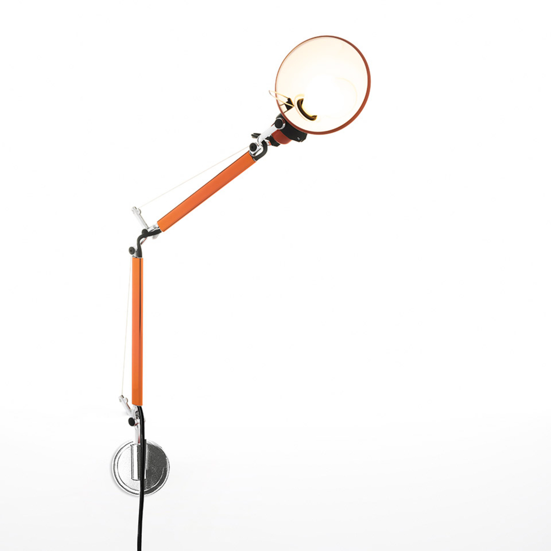 Artemide Parete Tolomeo Micro von Artemide Orange