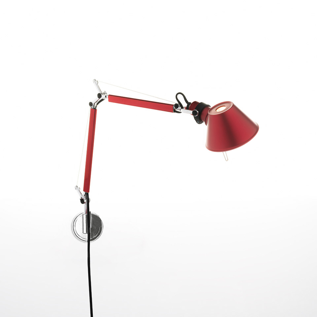 Artemide Parete Tolomeo Micro von Artemide Red