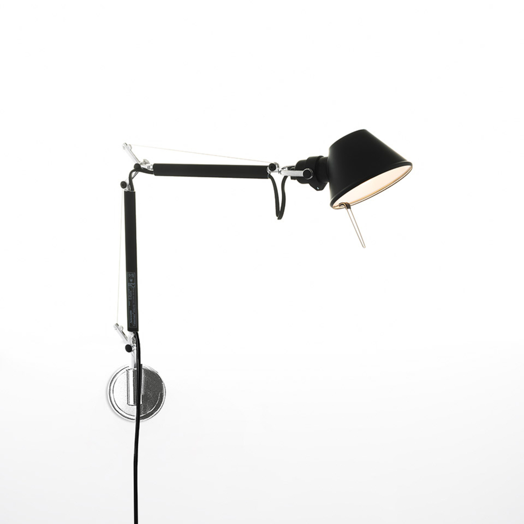 Artemide Parete Tolomeo Micro von Artemide Black