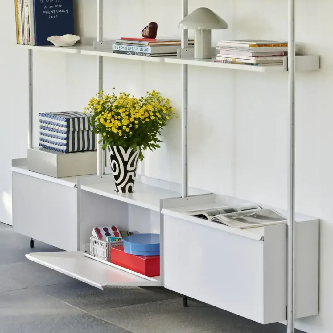 Regalsystem Combination 1021 - 1 Column Pier von Hay