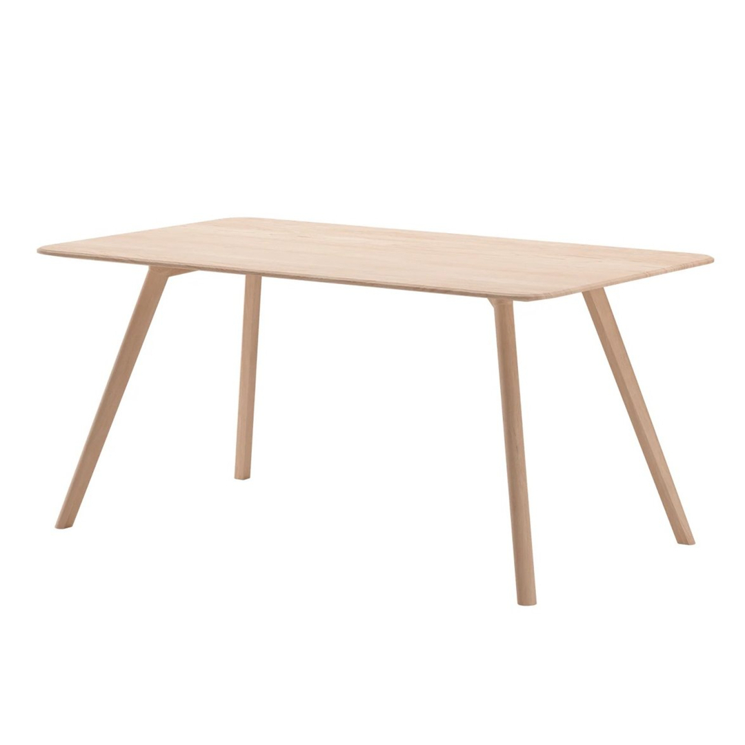 Objekte unserer Tage Tisch Meyer 23 von Objekte unserer Tage Oak waxed with white pigment, T: 160 cm