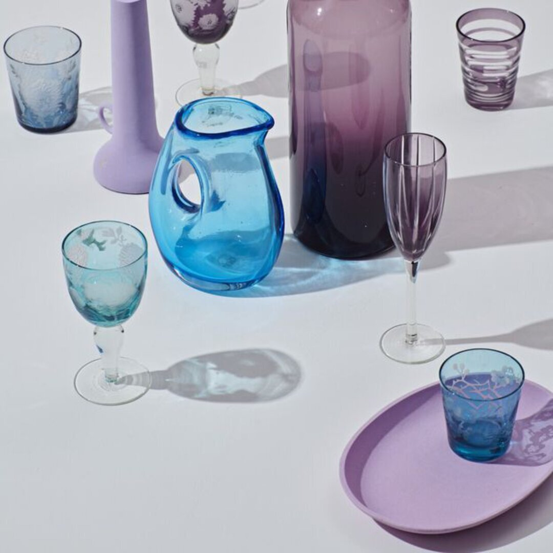 Pols Potten Blossom Gläser - 6-er Set von PolsPotten Ø: 8.0 cm