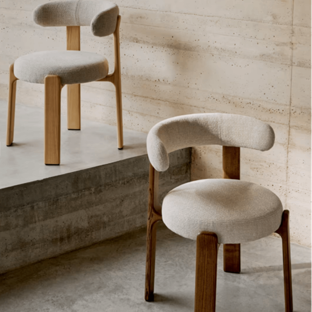Kave Home_Stuhl Granite in Chenille _beige_lifestyle_2