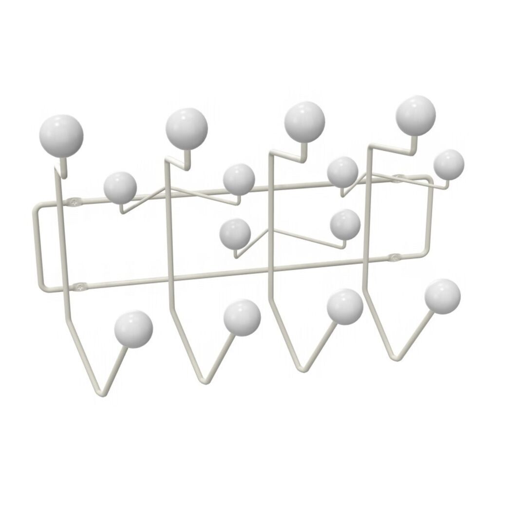 Vitra Garderobe Hang it all von 'Vitra' Warmweiss