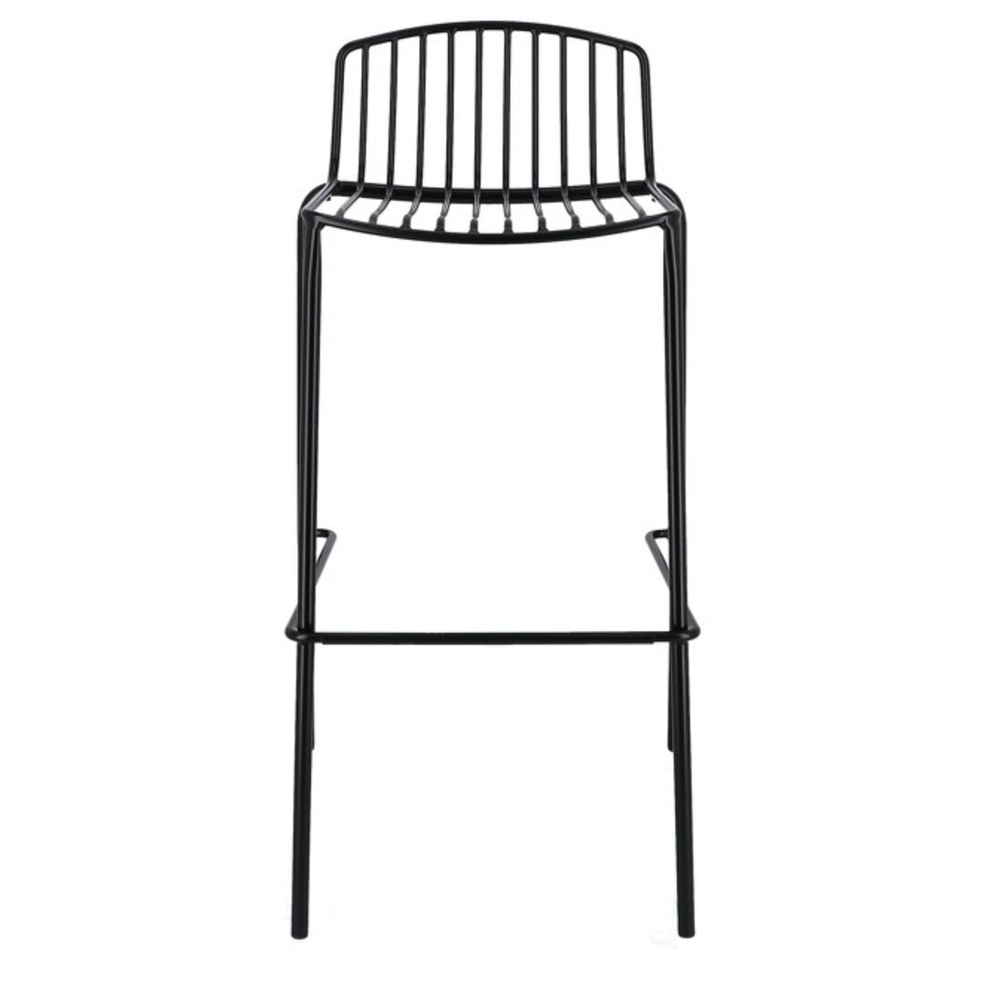 Jan Kurtz Outdoor Barstuhl MORI von Jan Kurtz Schwarz, H: 94 cm / Sitzhöhe:75 cm 