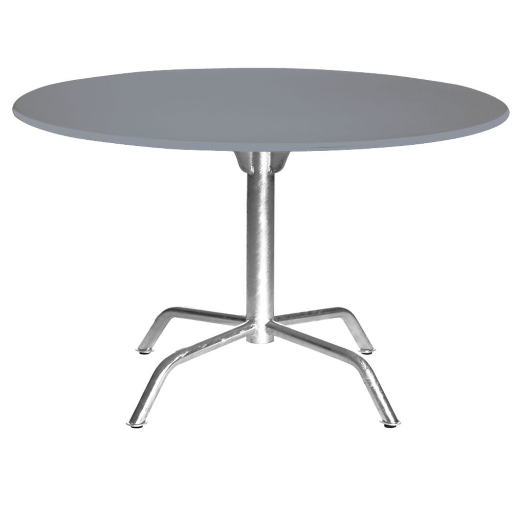 Manufakt Grosser Clubtisch 'Bättig' Matt Kieselgrau, Ø: 120 cm