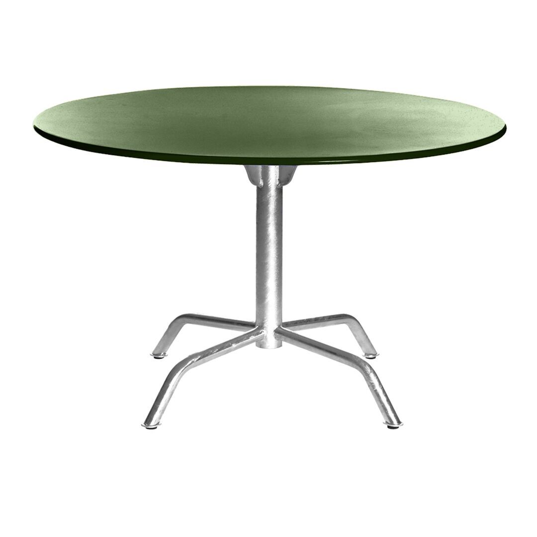 Manufakt Grosser Clubtisch 'Bättig' Matt Salbeigrün, Ø: 80 cm