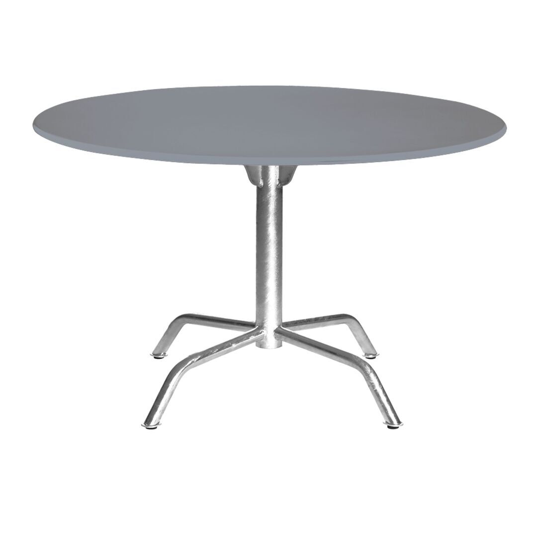 Manufakt Grosser Clubtisch 'Bättig' Matt Kieselgrau, Ø: 80 cm