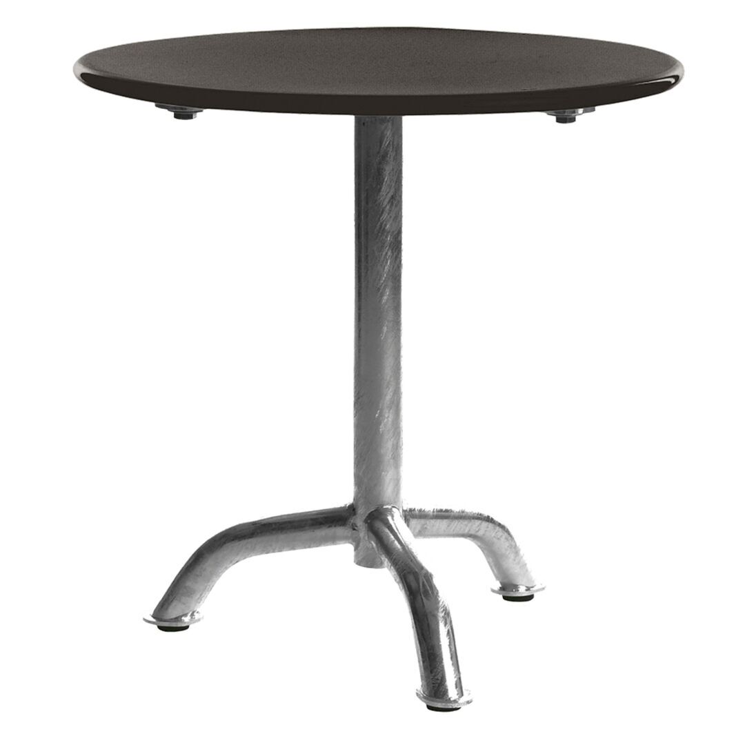 Manufakt Kleiner Clubtisch 'Bättig' Matt Erdbraun, Ø: 50 cm	