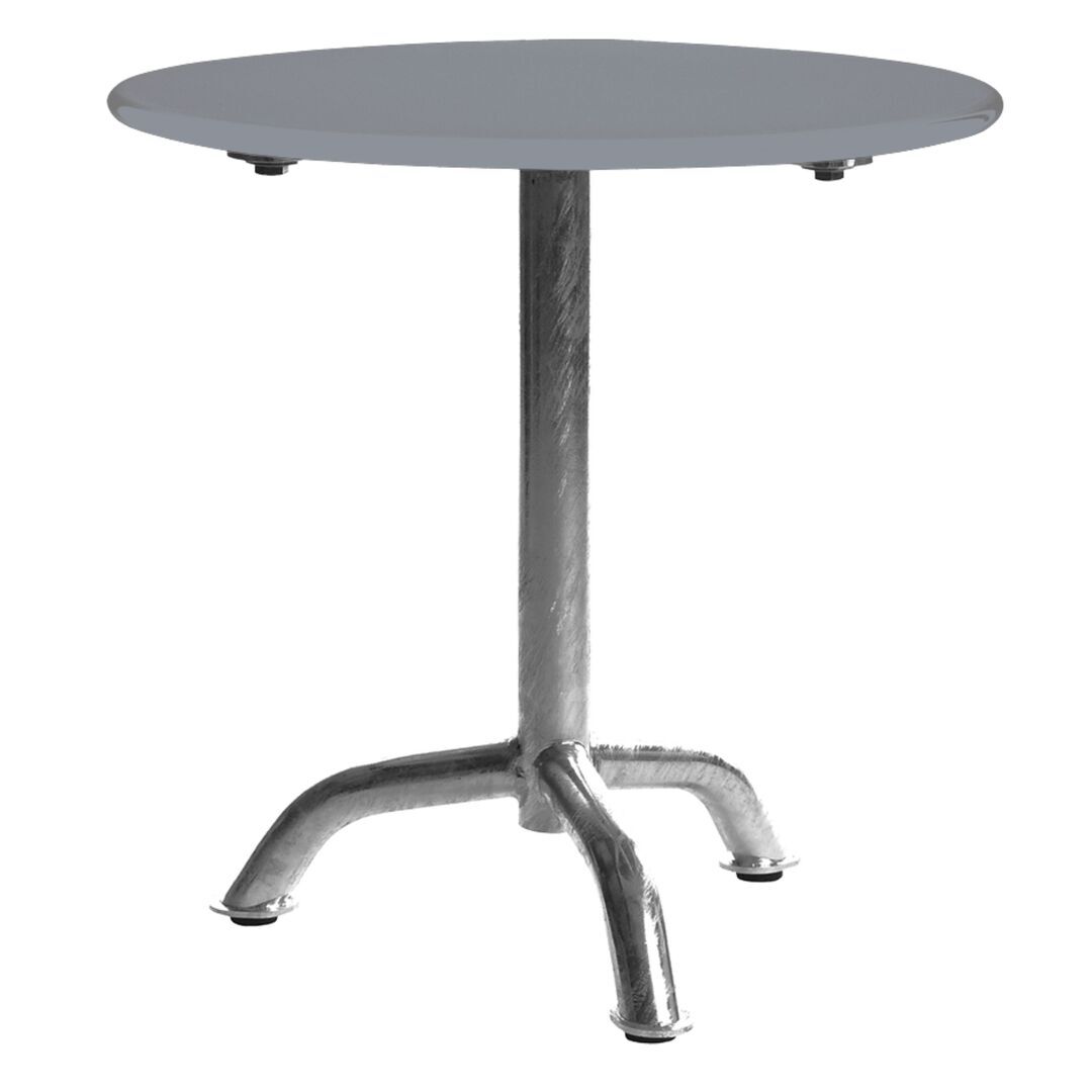 Manufakt Kleiner Clubtisch 'Bättig' Matt Kieselgrau, Ø: 50 cm	
