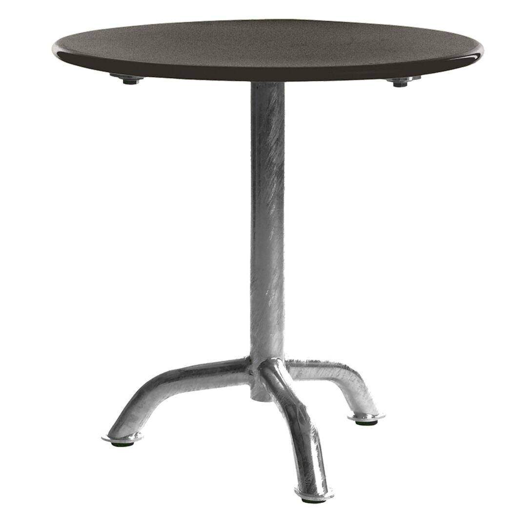 Manufakt Kleiner Clubtisch 'Bättig' Matt Lehmbraun, Ø: 50 cm	