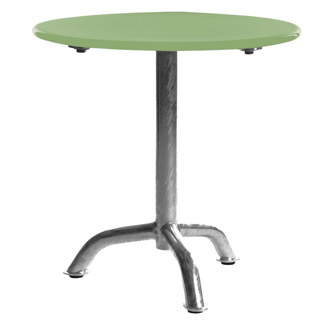Manufakt Kleiner Clubtisch 'Bättig' Matt Salbeigrün, Ø: 50 cm	