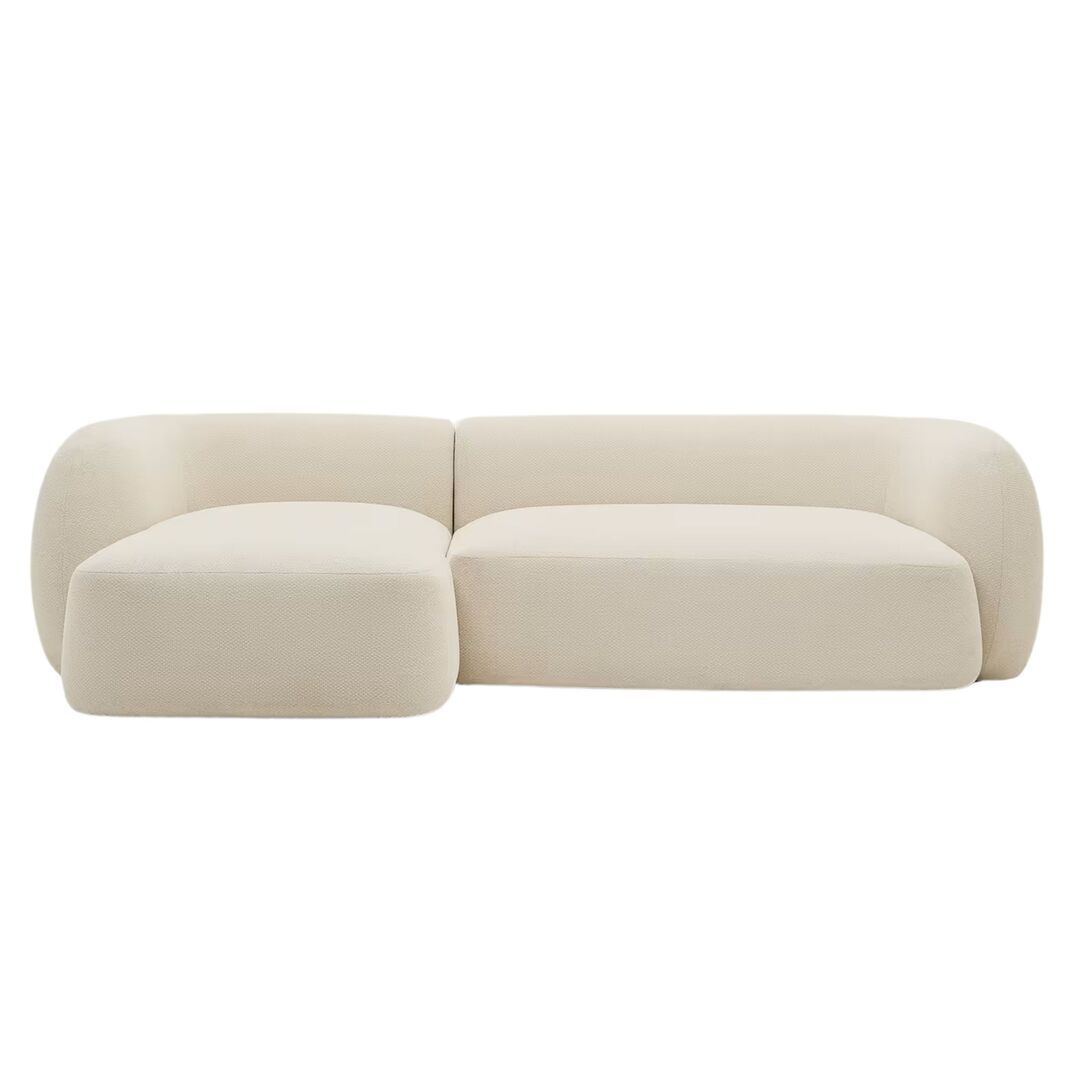 Kave Home 3-Sitzer Sofa Martina von Kave Home Links, Ecru - Chenille