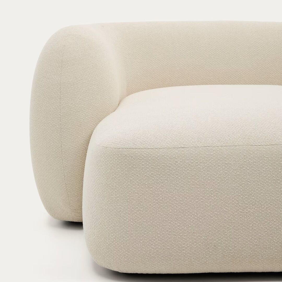 Kave Home 3-Sitzer Sofa Martina von Kave Home Links, Ecru - Chenille