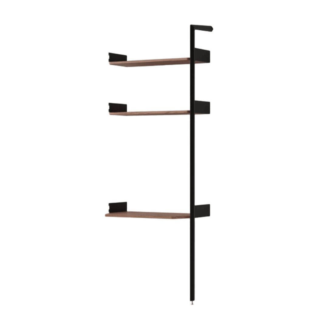 &Tradition Rombe Add-on Desk IF5 von &Tradition Anthrazit Walnuss lackiert