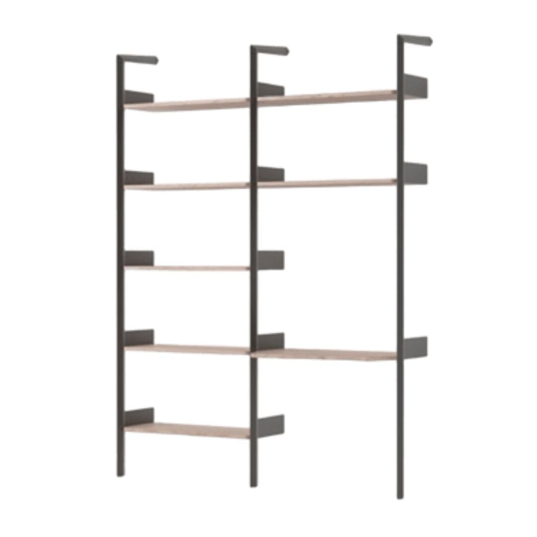 &Tradition regalsystem B Rombe B IF1 & IF5 von &Tradition Anthrazit Walnuss lackiert