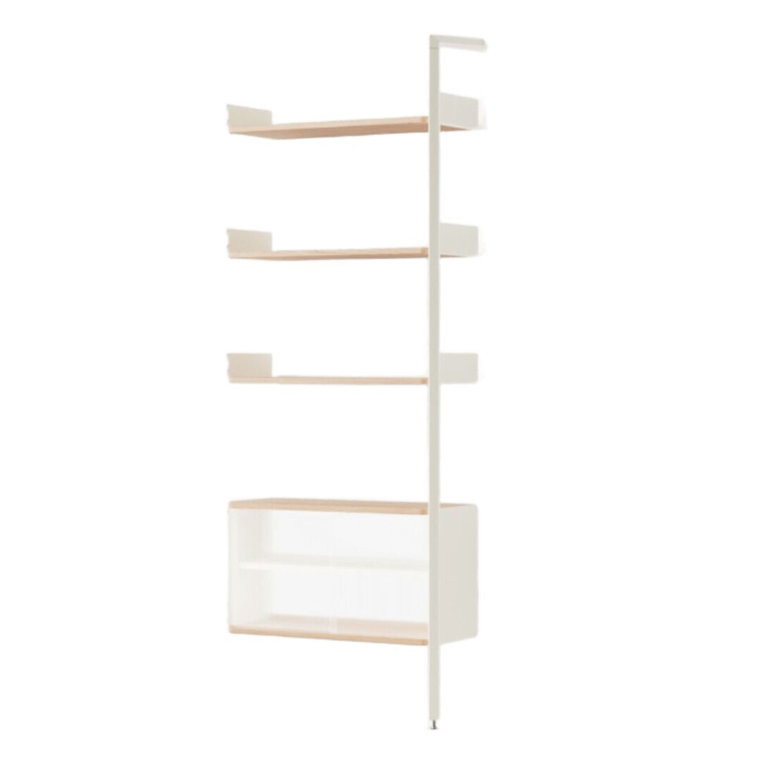 &Tradition Rombe Add-on Cabinet IF6 von &Tradition Alabaster Eiche lackiert