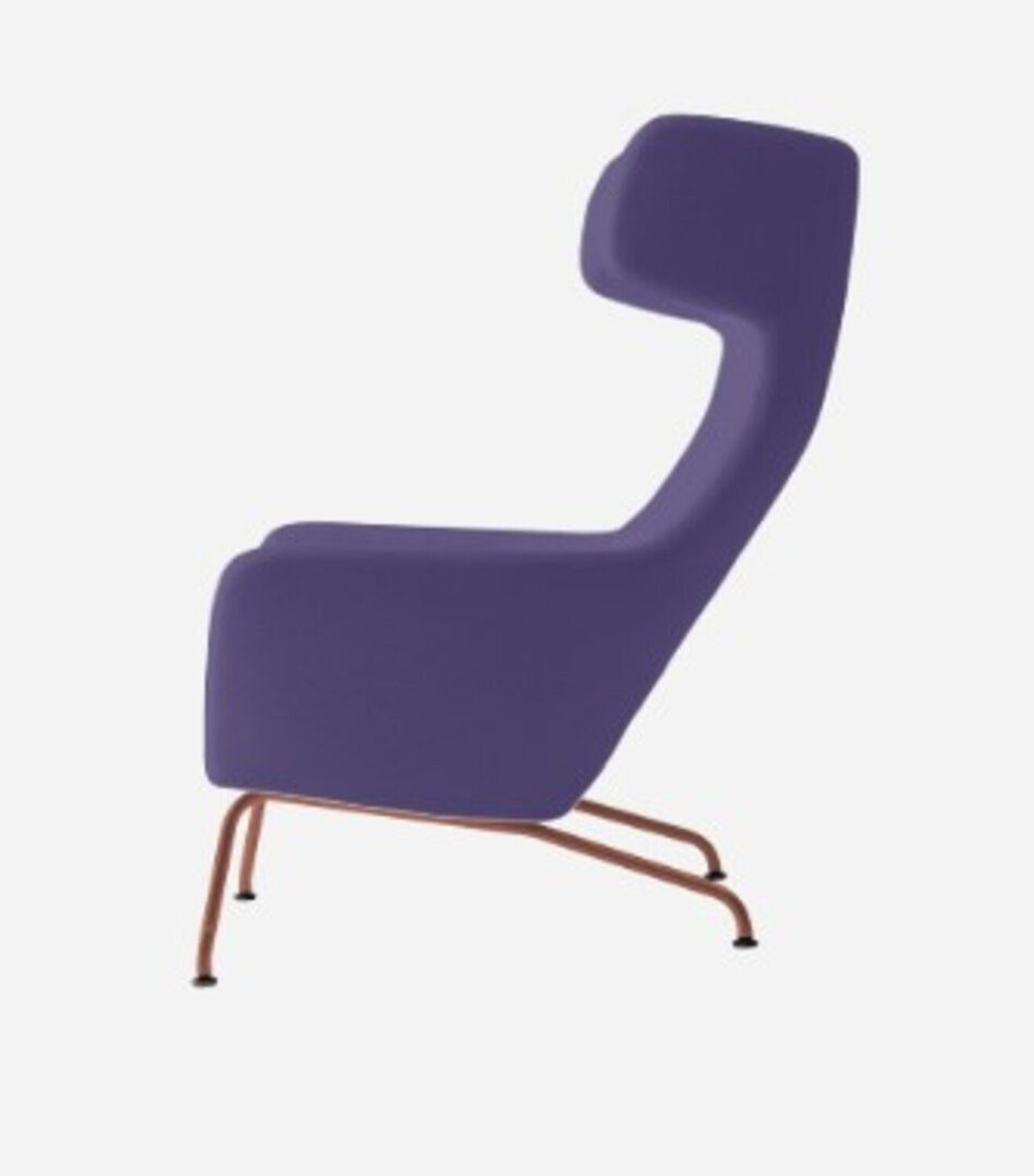 Softline Havana Ohrensessel - Felt - 581 Eggplant
