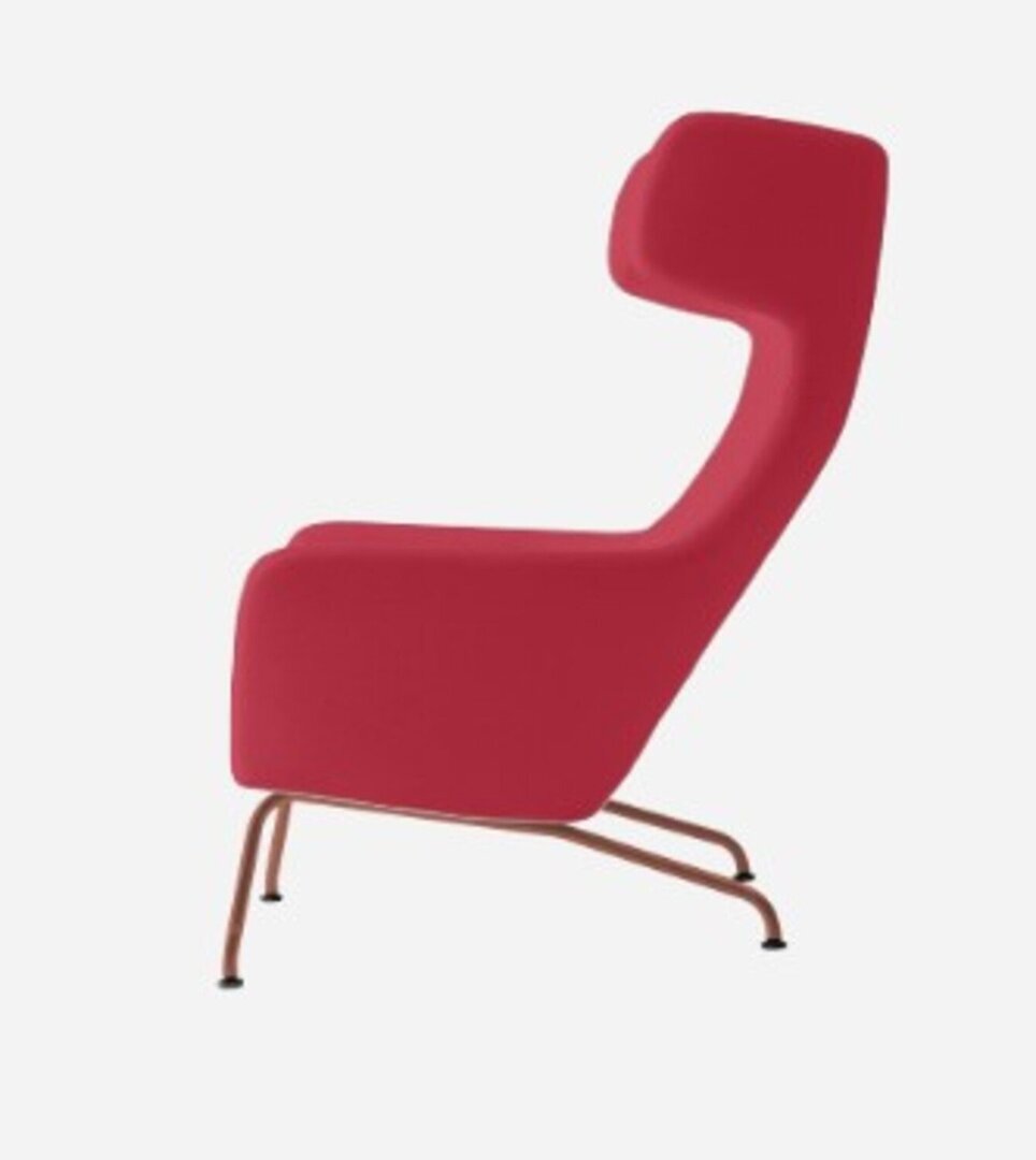 Softline Havana Ohrensessel - Felt - 588 Red
