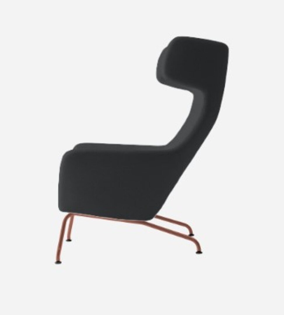 Softline Havana Ohrensessel - Felt - 636 Black