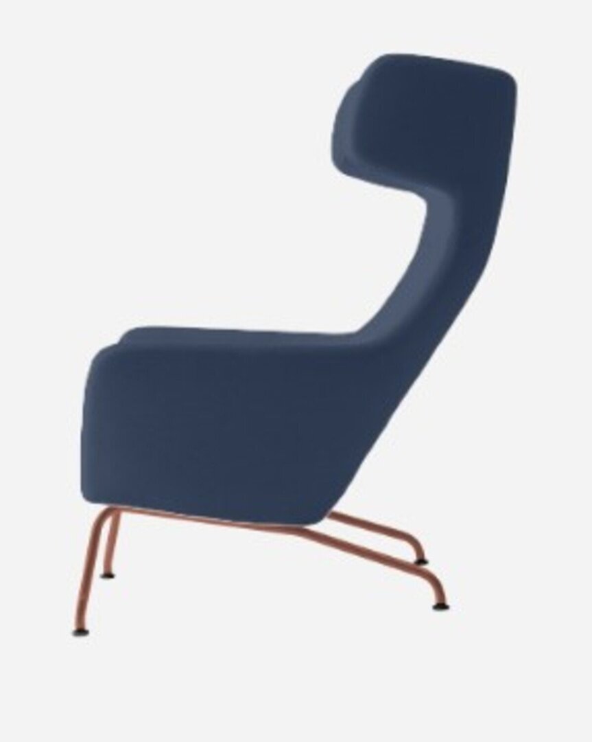 Softline Havana Ohrensessel - Felt Melange - 289 Dark Blue