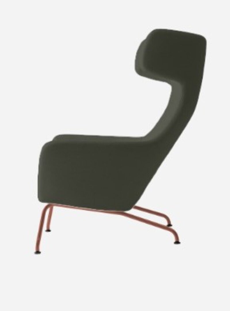 Softline Havana Ohrensessel - Felt Melange - 294 Dark Green