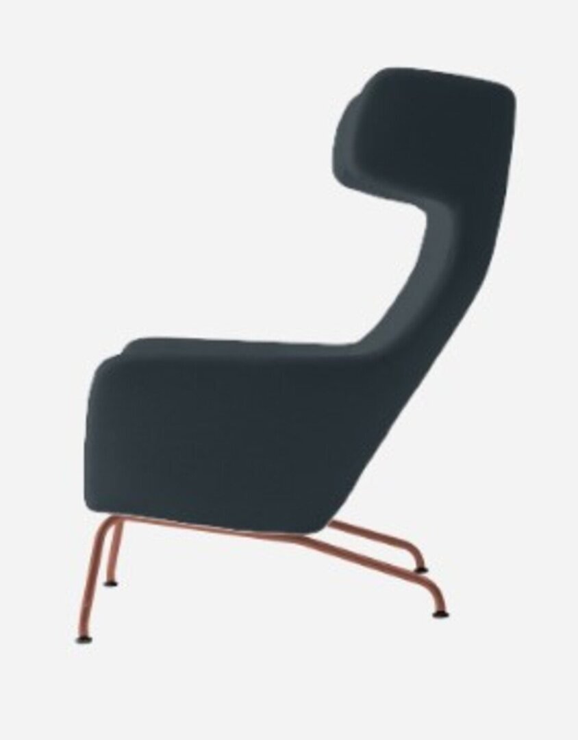 Softline Havana Ohrensessel - Felt Melange - 295 Black