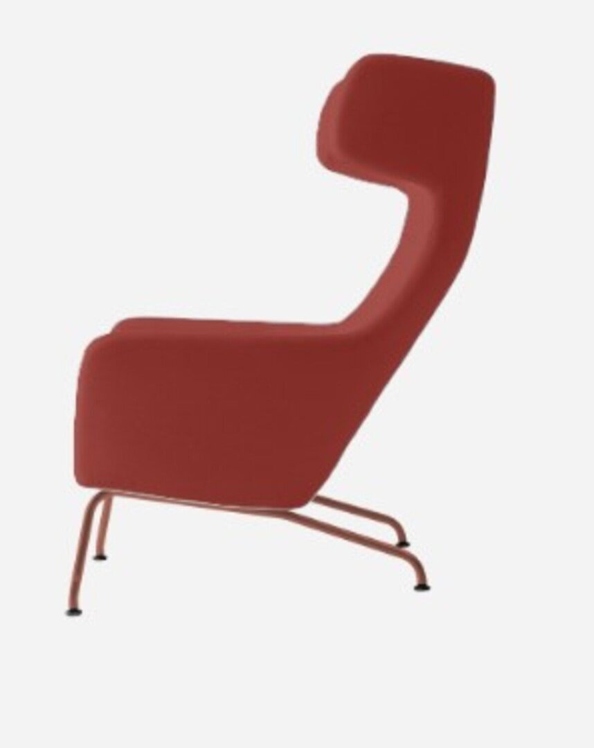 Softline Havana Ohrensessel - Felt Melange - 297 Dark Red