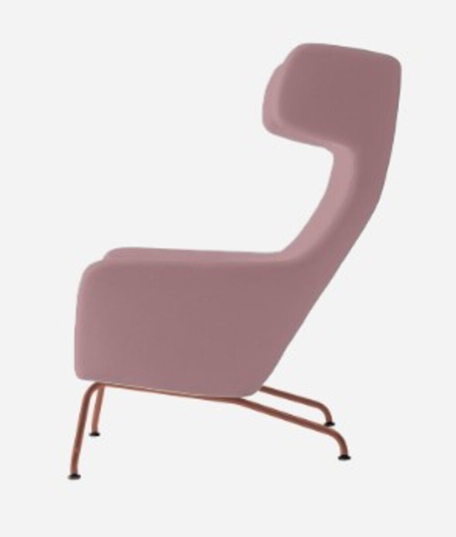 Softline Havana Ohrensessel - Felt Melange - 299 Antique Pink