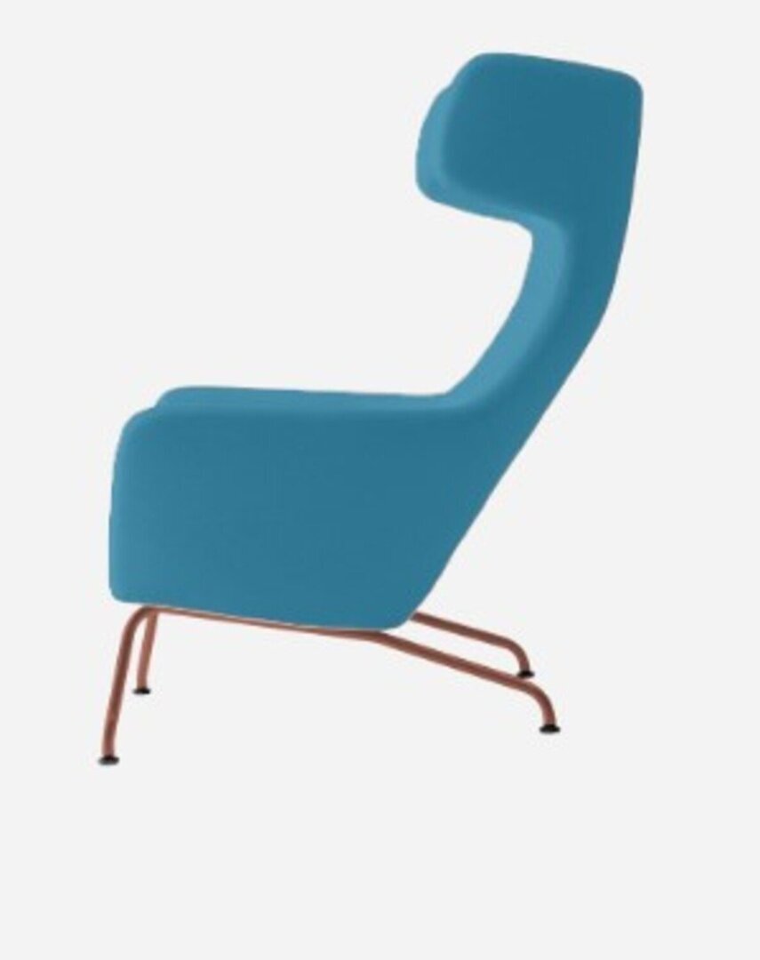 Softline Havana Ohrensessel - Felt Melange - 582 Blue
