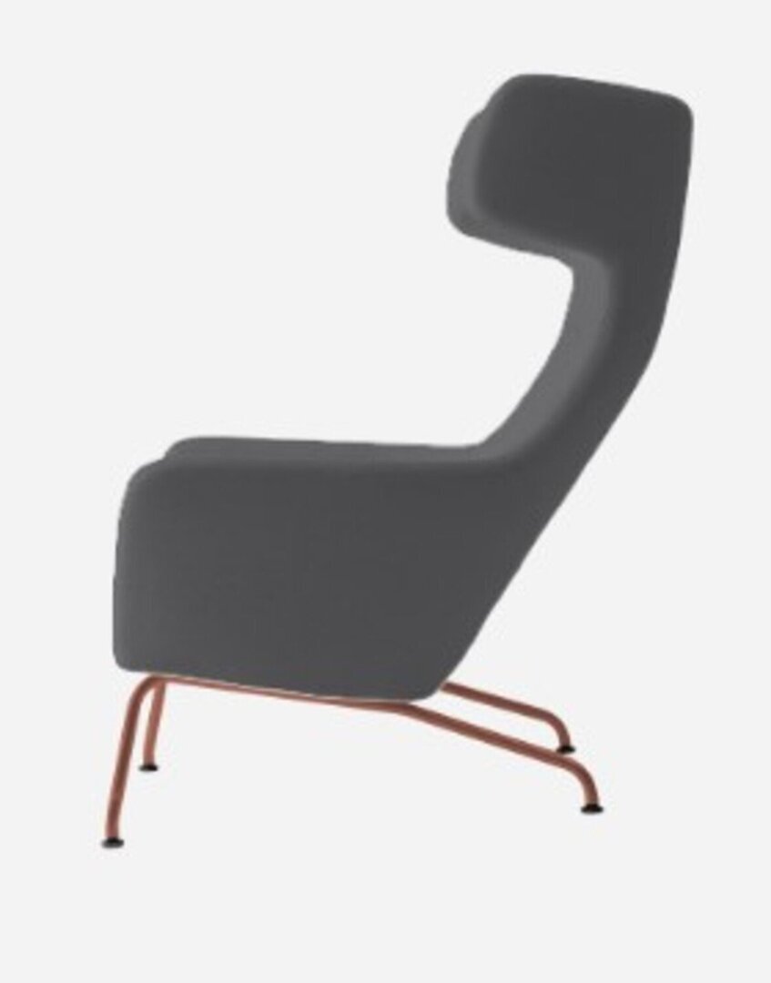 Softline Havana Ohrensessel - Felt Melange - 623 Dark Grey