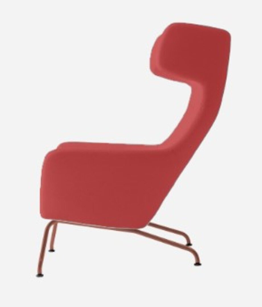 Softline Havana Ohrensessel - Felt Melange - 650 Light Red