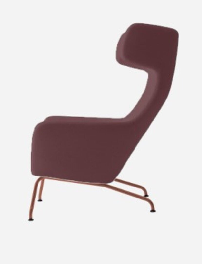 Softline Havana Ohrensessel - Felt Melange - 651 Eggplant
