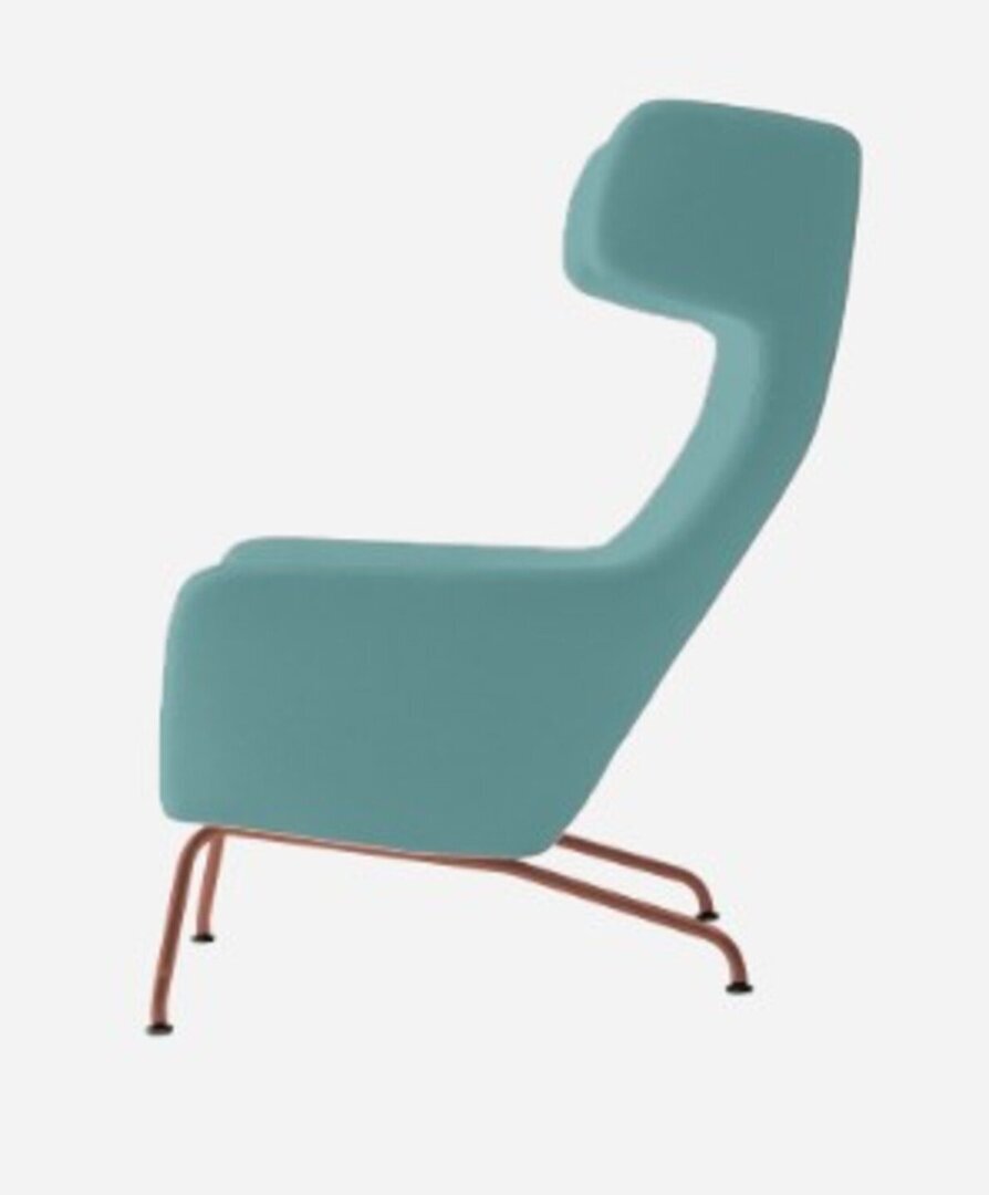 Softline Havana Ohrensessel - Felt Melange - 652 Turquoise