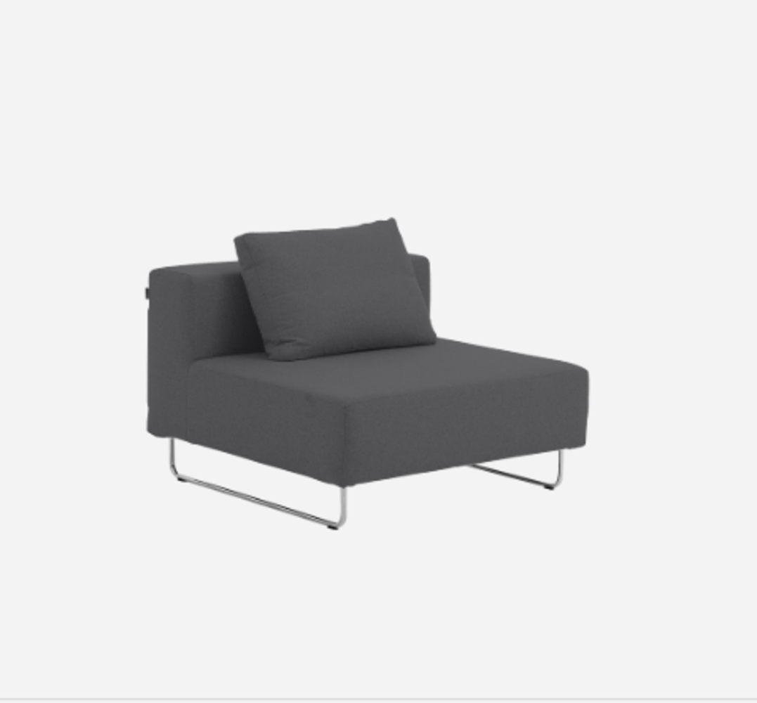 Softline Ohio Sofa-Einzelelemente-Felt Melange - 610 Anthracite
