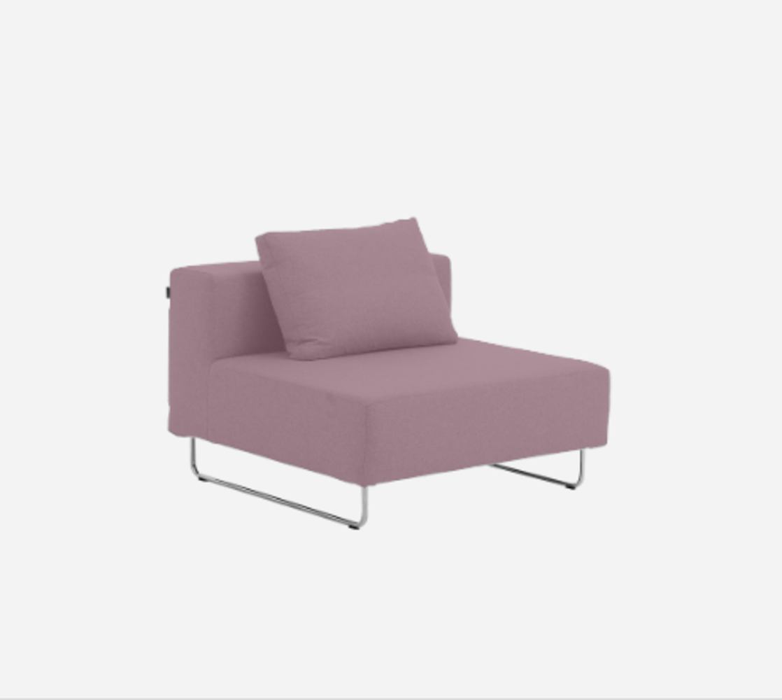Softline Ohio Sofa-Einzelelemente-Felt Melange - 640 Purple