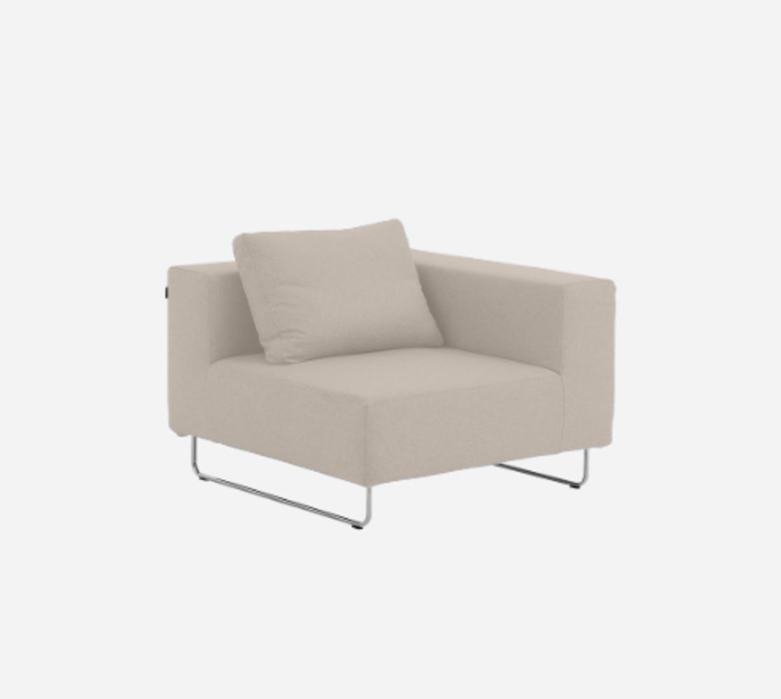 Softline Ohio Sofa-Eckelemente-Felt Melange - 619 Sand