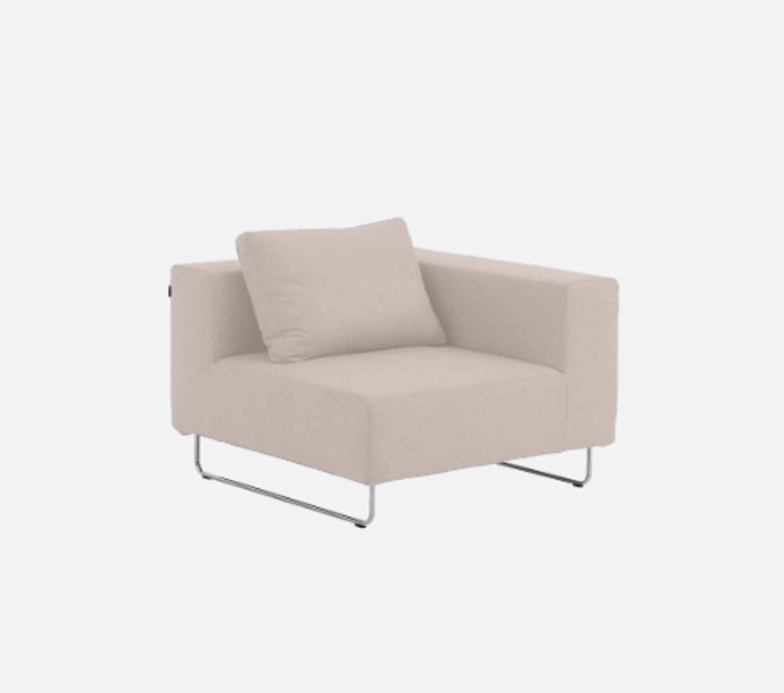 Softline Ohio Sofa-Eckelemente-Felt Melange - 642 Lilac