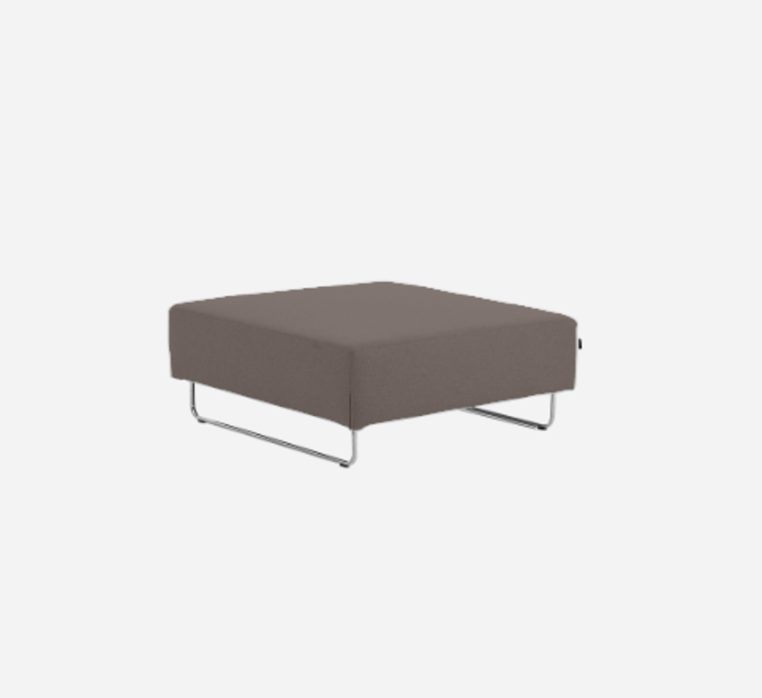 Softline Ohio Hocker/Ottomane-Felt Melange - 635 Brown