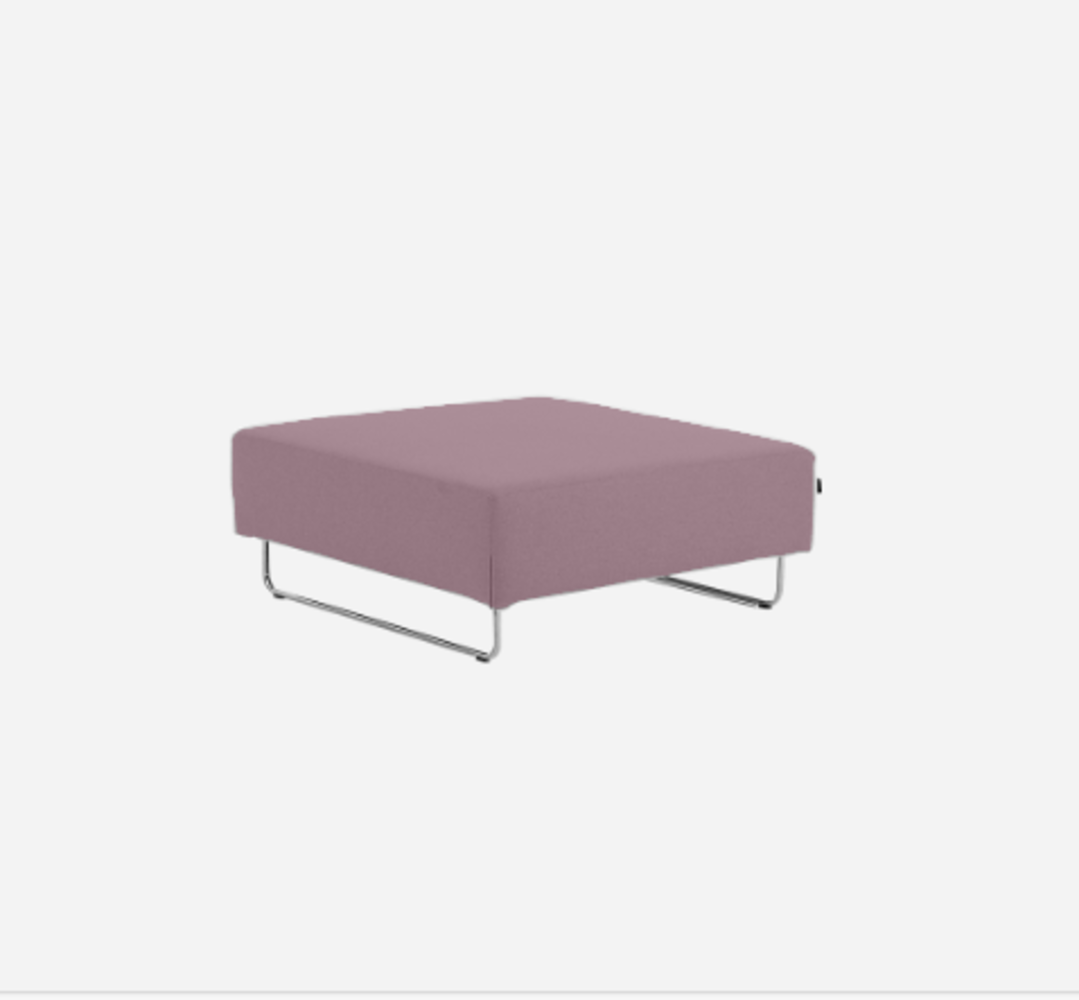 Softline Ohio Hocker/Ottomane-Felt Melange - 640 Purple